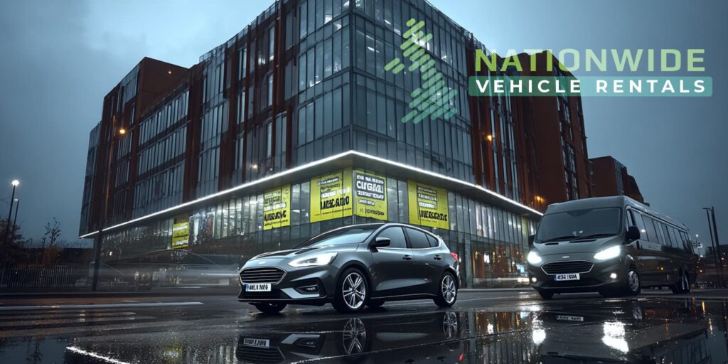 Nottingham Arndale Centre Car Hire, van and minibus