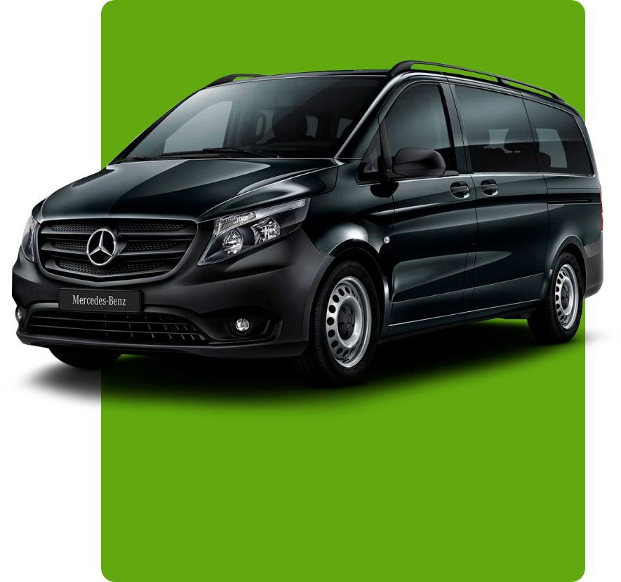 Rent a Mercedes Vito 8+1, Top Prices